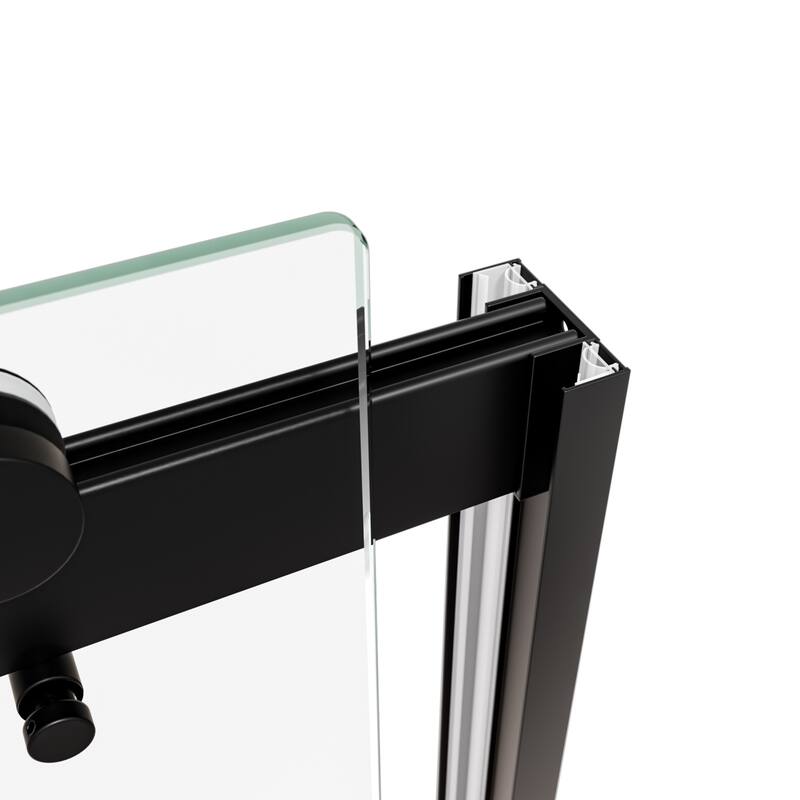 Bypass shower door, sliding door, with 5/16" tempered glass