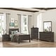 preview thumbnail 7 of 6, Classic Style Stained Gray Finish 1pc Chest of 5 Drawers Traditional Design Bedroom