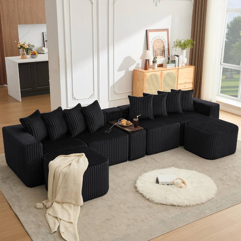 137.5" Oversize Movable Modular Sofa