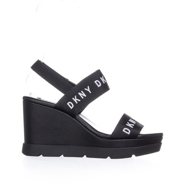 dkny cati slingback wedge sandals