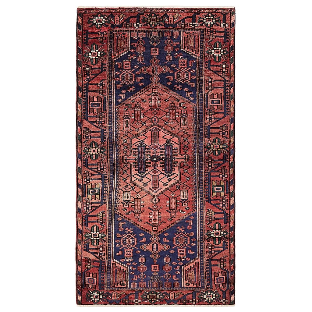 ECARPETGALLERY Hand-knotted Andelz Dark Copper Wool Rug - 3'7 x 6'9
