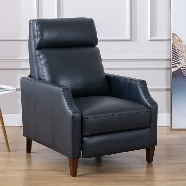 slide 2 of 46, Brooklyn Faux Leather Push Back Recliner by Greyson Living