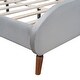 preview thumbnail 10 of 51, Whimsical Full Platform Bed with Sheep Horns and Upholstered Headboard