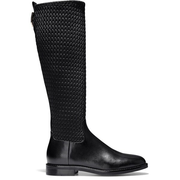 Cole Haan Womens Lexi Grand Riding Boots Leather Tall - Black Leather ...