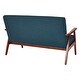preview thumbnail 16 of 22, Carson Carrington Karkkila Mid-Century Settee Loveseat