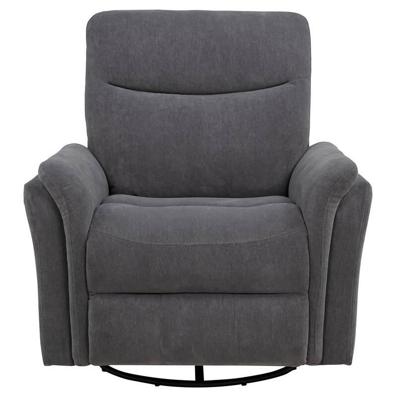 Adler Upholstered Power Swivel Glider Recliner