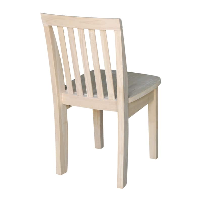 International Concepts Solid Wood Mission Juvenile Chairs - Set of 2