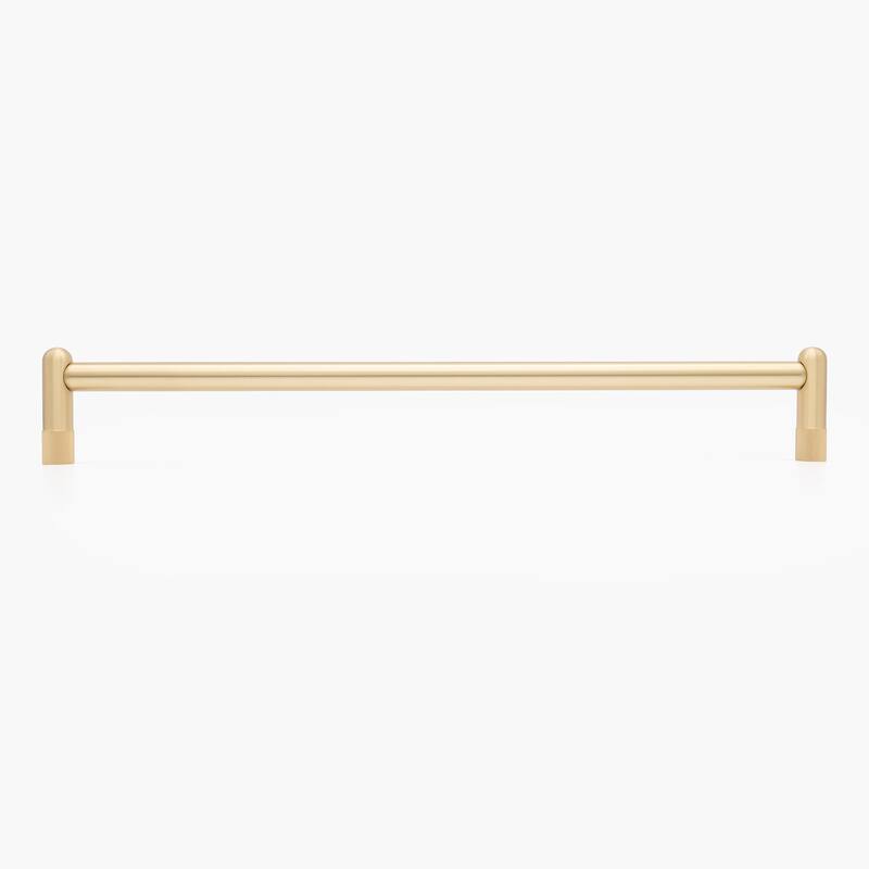 Hapny Home K1032-APPLC Knurled 18" Center to Center Modern Industrial - Satin Brass