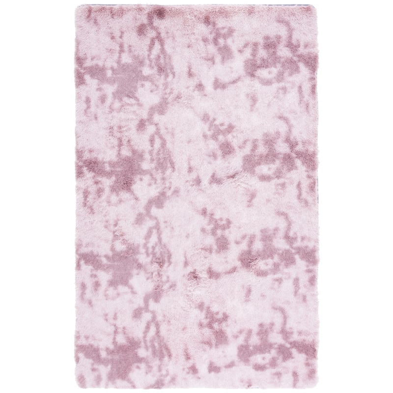 SAFAVIEH Rainbow Shag Didy Shag Rug - 3' x 5' - Blue
