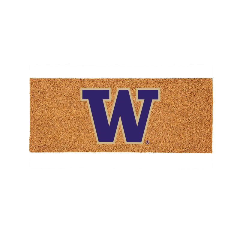 University of Washington Full Color Indoor/Outdoor Coir Mat