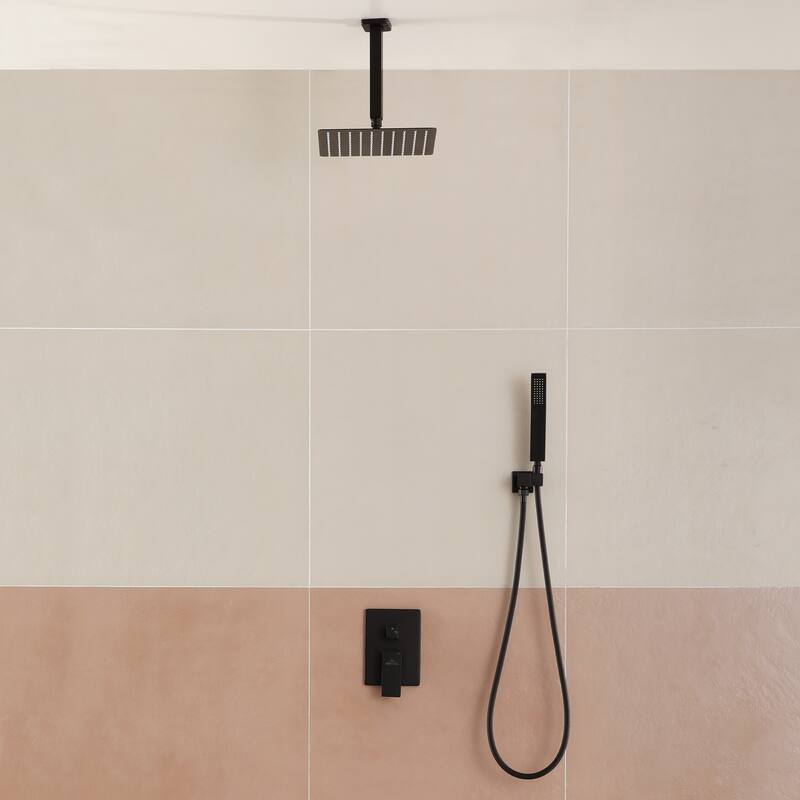 2-Function 10/12/16 In Ceiling Mounted Shower System