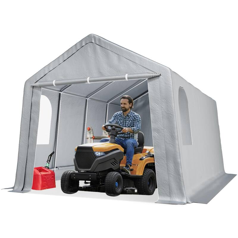 Outdoor Storage Shelter Shed - 13x20 Ft