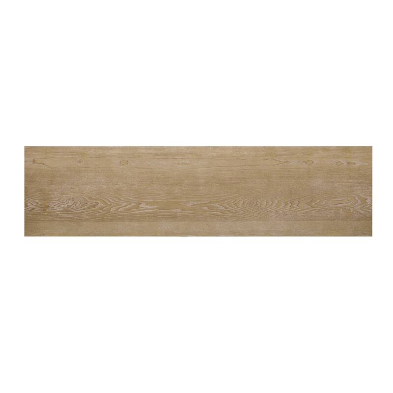 60"Modern Farmhouse Console Table with 2 Concealed Drawers,Waterfall Design Entryway Table with Thickened Legs&Rustic Wood Grain
