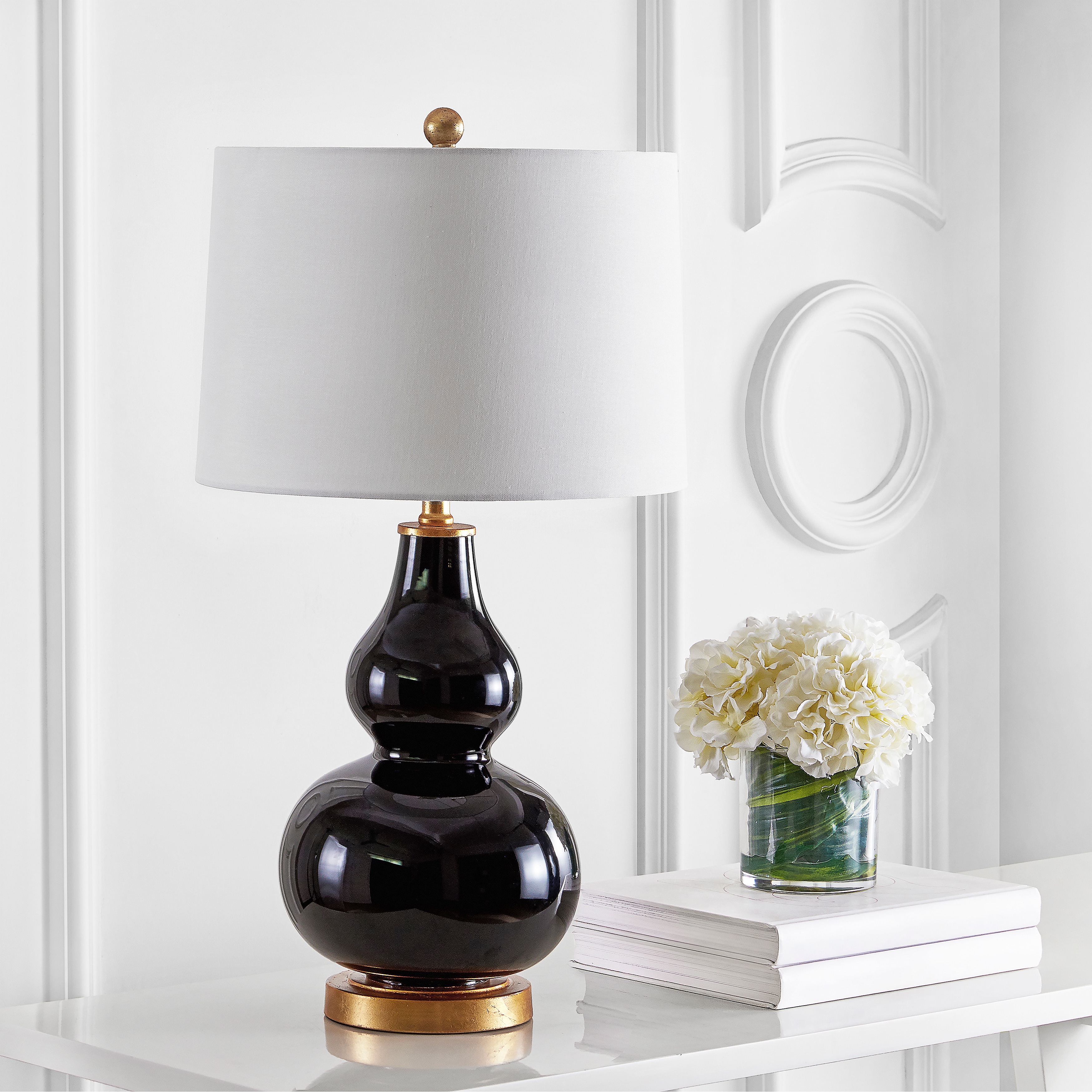 SAFAVIEH Lighting Diede Gourd Table Lamp (Set of 2) - 15x15x28.5 - 15Wx15Dx29H