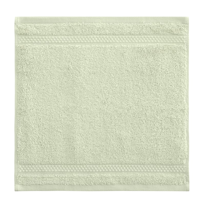 Authentic Hotel and Spa 100% Aeagean Long Staple Turkish Cotton, STARLIGHT Terry Washcloths (Set of 24)