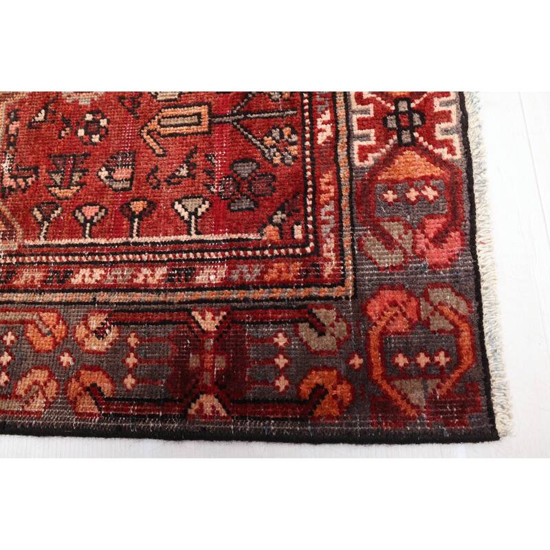 ECARPETGALLERY Hand-knotted Antalya Vintage Red Wool Rug - 3'9 x 6'0