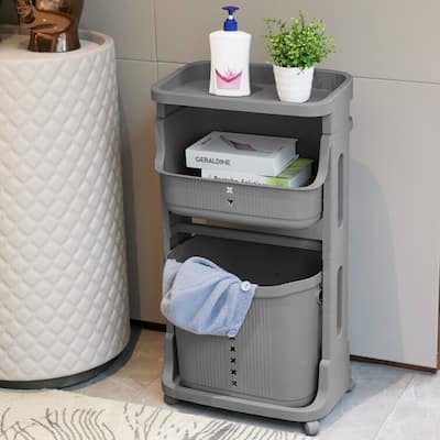 Laundry Cart with Removable Laundry Basket