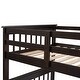 preview thumbnail 48 of 55, Modern Twin Over Full Bunk Bed Wooden Kids Bed with Ladder,Storage Drawers and Guardrail for Bedroom,Dorm