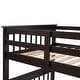 preview thumbnail 10 of 17, Twin over Full Bunk Bed with Drawer, Storage and Guard Rail, Espresso