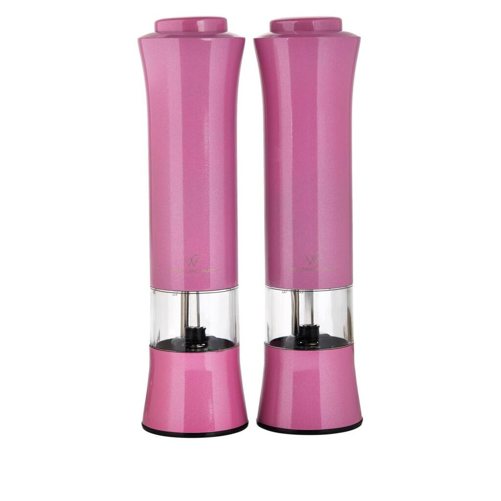 Wolfgang Puck 2-pack Adjustable Stainless Steel Spice Mills Model 685-688