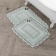 preview thumbnail 5 of 8, Laura Ashley Reversible Cotton Crochet Bath Rug