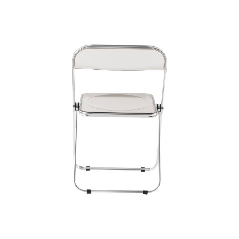 Folding Chair Transparent Chairs-Ghost Stackable