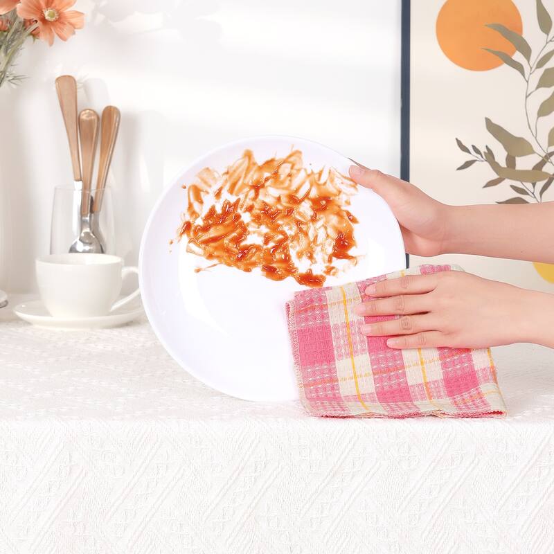 Kitchen Dish Cloths for Washing Cleaning Absorbent Dish Rags Drying Dish Towels