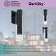preview thumbnail 6 of 7, Sawyer 1-Light Matte Black Dark Sky Outdoor Wall Lantern