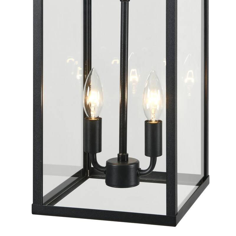 KAWOTI 2-Light Outdoor Pendant Light - W8.25" x H19.25"(MaxH60.75")