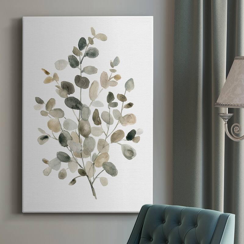 Neutral Eucalyptus I Premium Gallery Wrapped Canvas - Ready to Hang