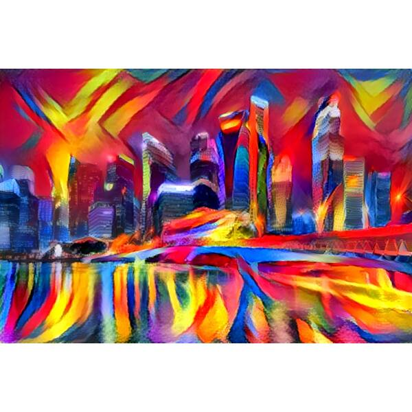 Shop Water Building Harbour Art Print Wall Artwork Decor
