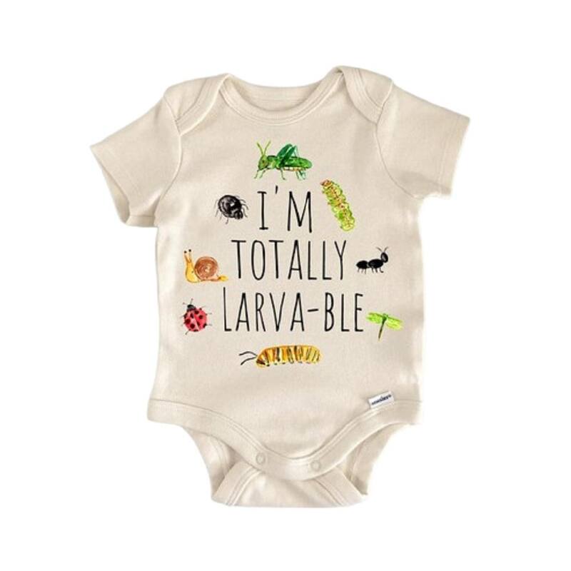 Love Bug Lady Bug Caterpillar Cricket - Baby Boy Girl Clothes Infant Bodysuit Funny - White - Newborn