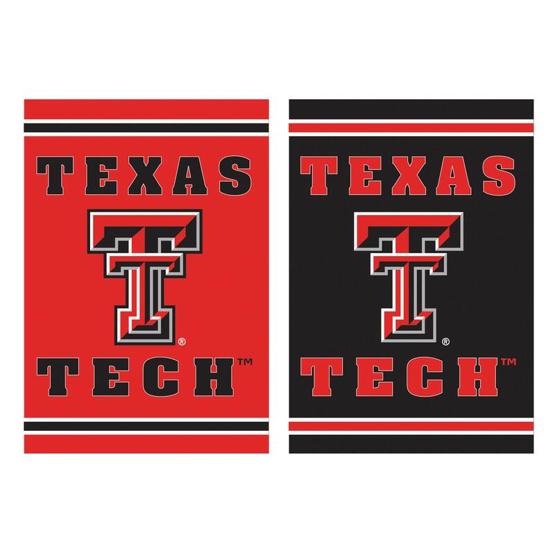 Embossed Suede Flag, Garden Size, Texas Tech University