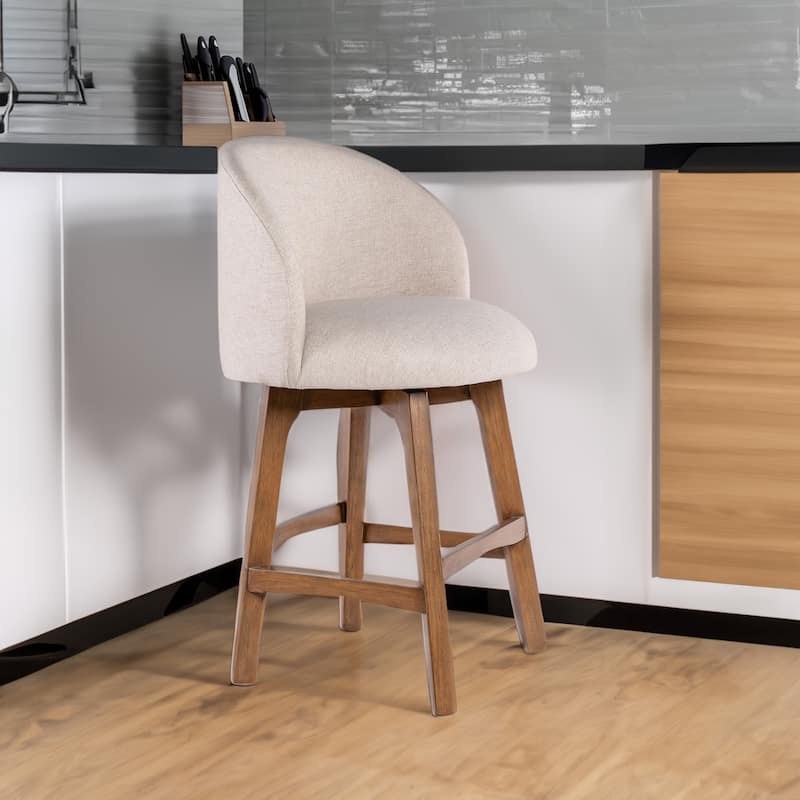 Garet Swivel Bar or Counter Stool - Counter Height