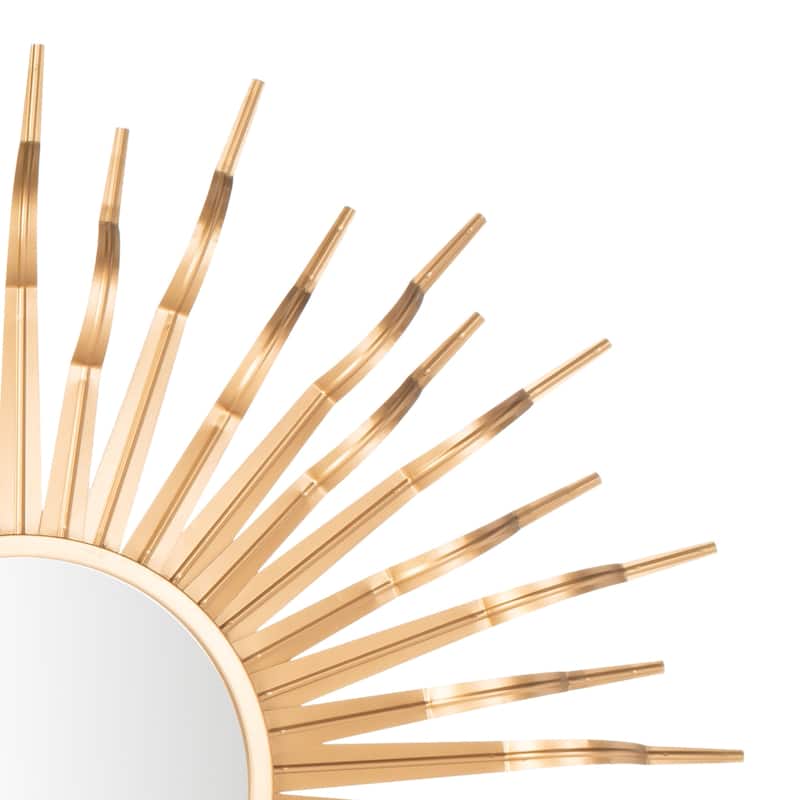 SAFAVIEH Carli 35-inch Sunburst Round Mirror - 35" W x 1.5" L x 35" H