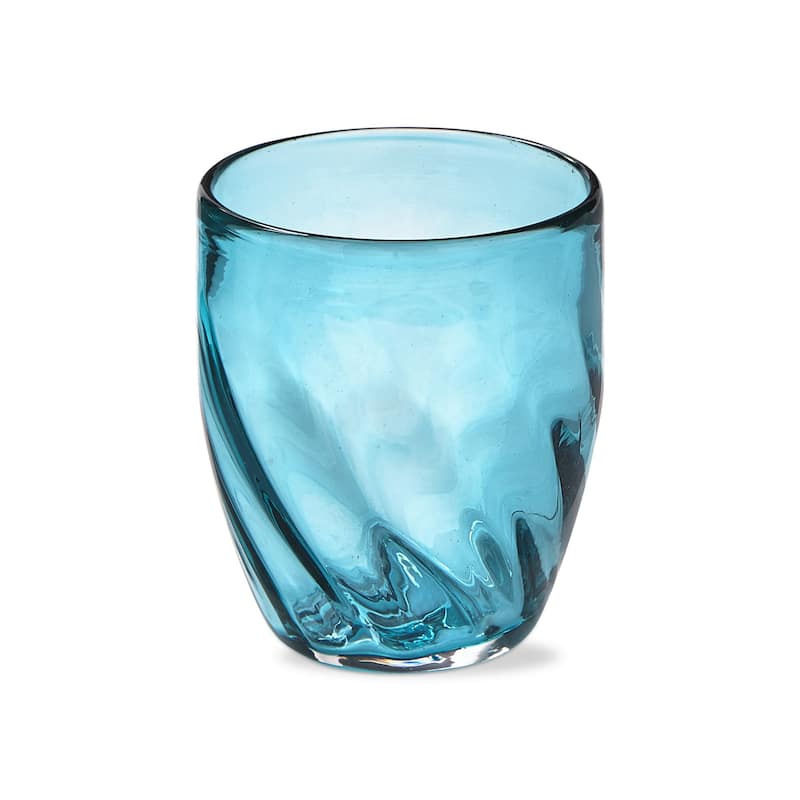 12 oz. Optic Everything Glass Solid Aqua Dishwasher Safe Beverage Glassware Dinner Party Wedding Resturant