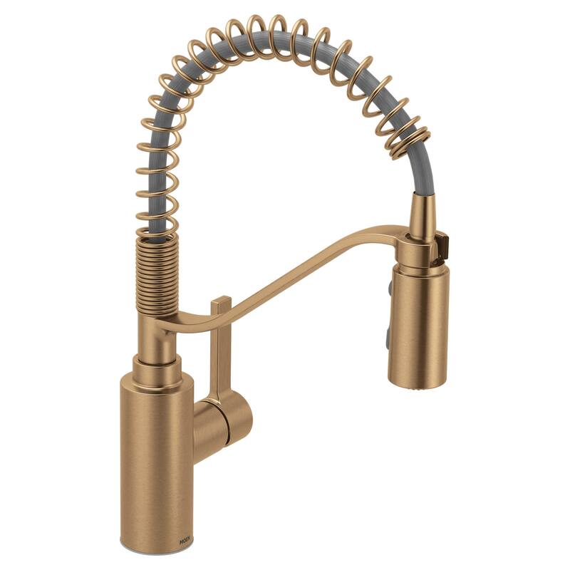 Moen 5926 Genta LX 1.5 GPM Single Hole Pre-Rinse Pull Down Kitchen - Bronzed Gold