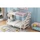 preview thumbnail 6 of 28, Metal Twin over Full Bunk Bed with Storage and Wardrobe for Home