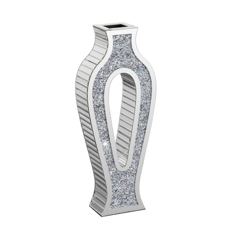 30" Floor Glass Vase Decor