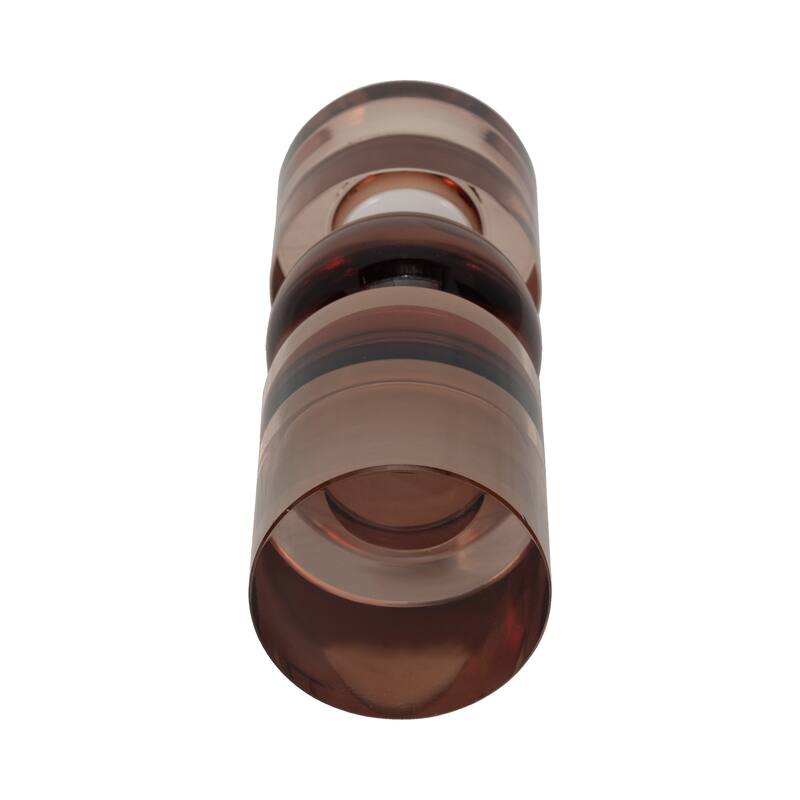 Candle Holder - Crystal Modern Cylinder Taper