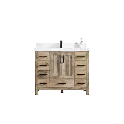 Willow Collections 42 in. W x 22 in. D Malibu Mango Single Sink Bathroom Vanity with Countertop