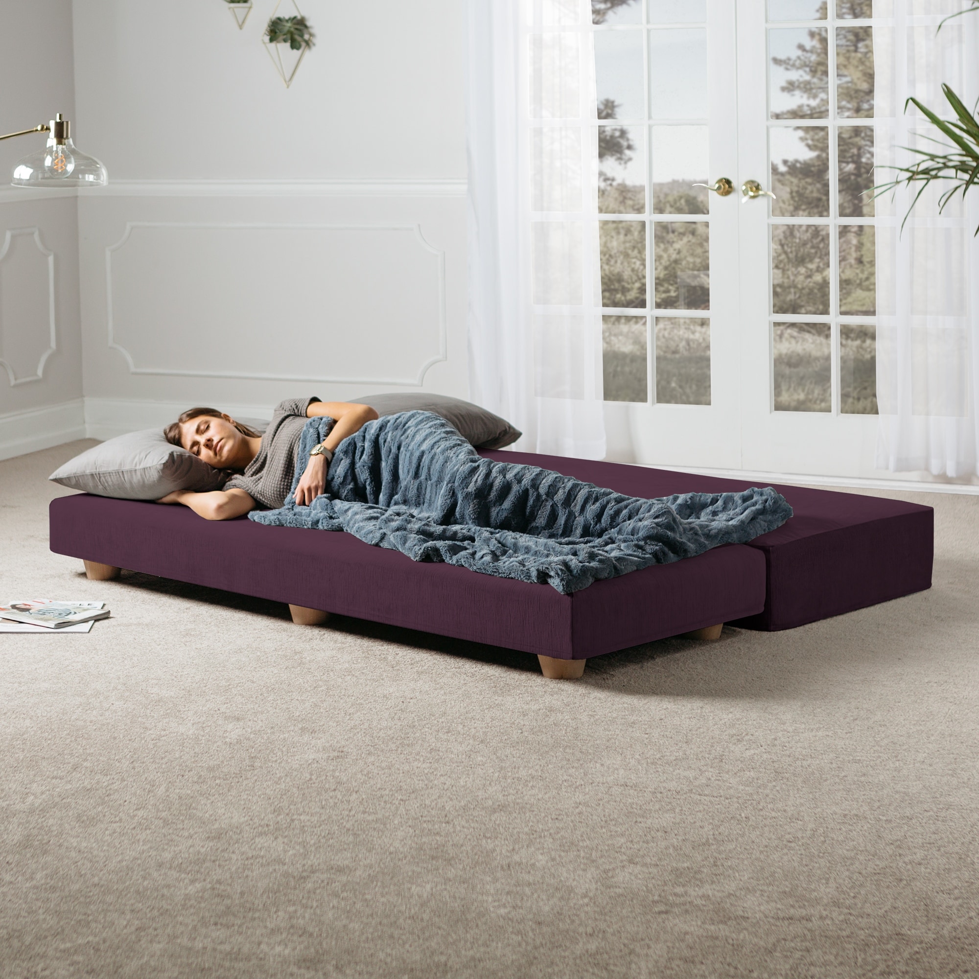 Convertible queen bed discount