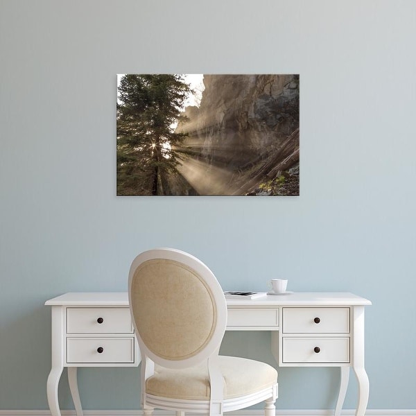 Easy Art Prints Chuck Haney's 'Mist From Holland Falls' Premium Canvas Art