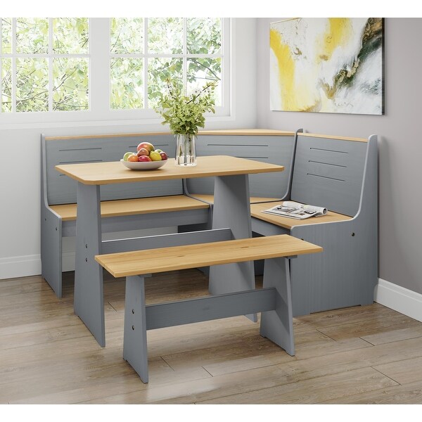Bristol Farmhouse Breakfast Nook Corner Dining Set Bed Bath Beyond 41533419