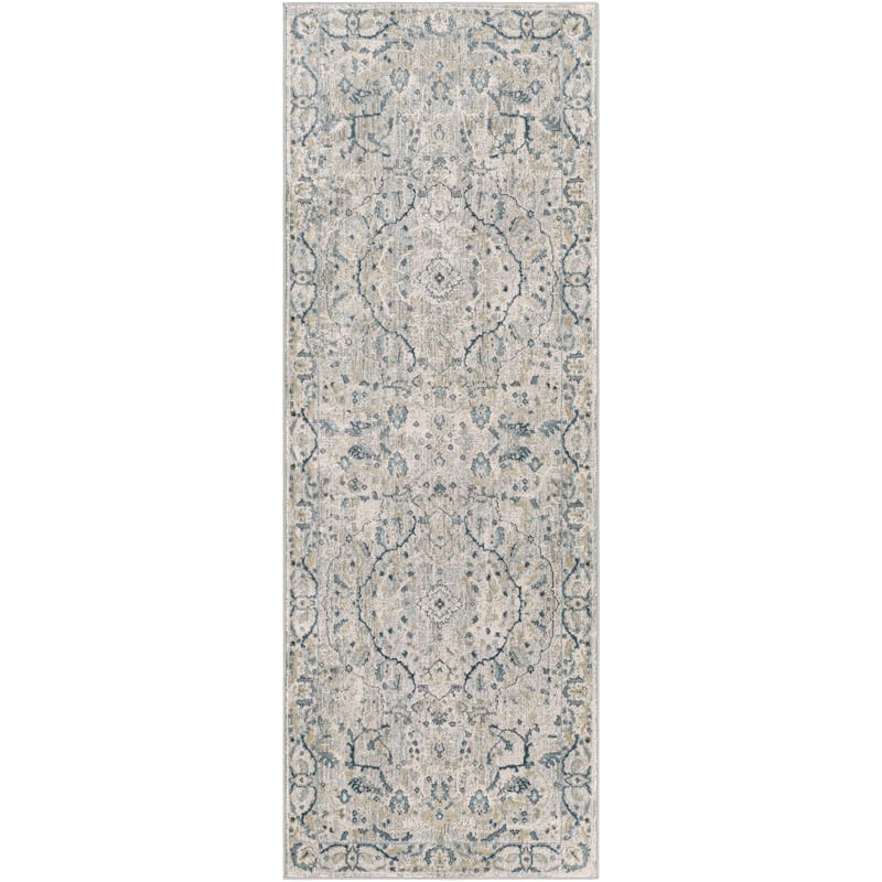Livabliss Casual Brunswick Medallion Area Rug - 2'7" x 7'3" - Sage