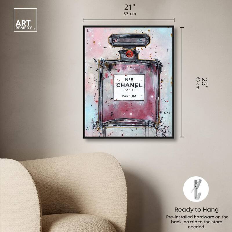 Doll Memories - Abstract Perfume Canvas by Art Remedy