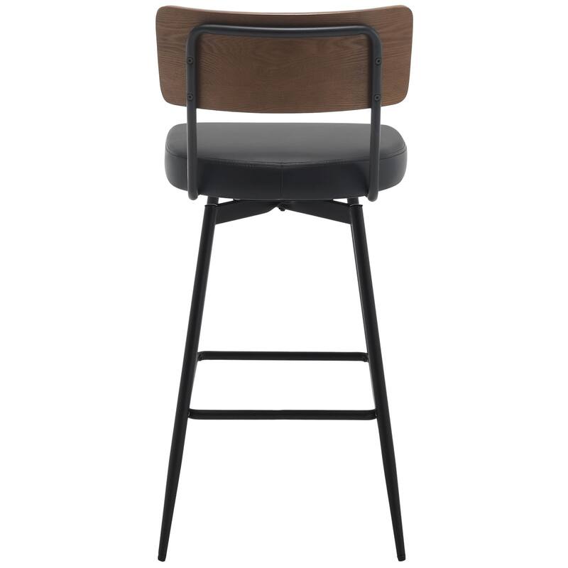 26"/ 29" Faux Leather Swivel Counter/ Bar Stools Set of 2/3