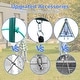 preview thumbnail 2 of 5, Outdoor Metal Multicolor Swing Set with Safety Belt for Backyard