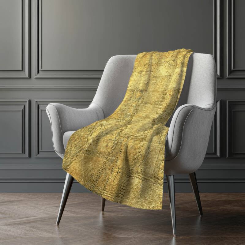 Premium Machine Washable Vintage Patchwork Sherpa Throw Blanket