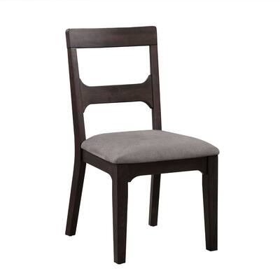 Arlo 22 Inch Mango Wood Dining Chair with Open Backrest, Brown
